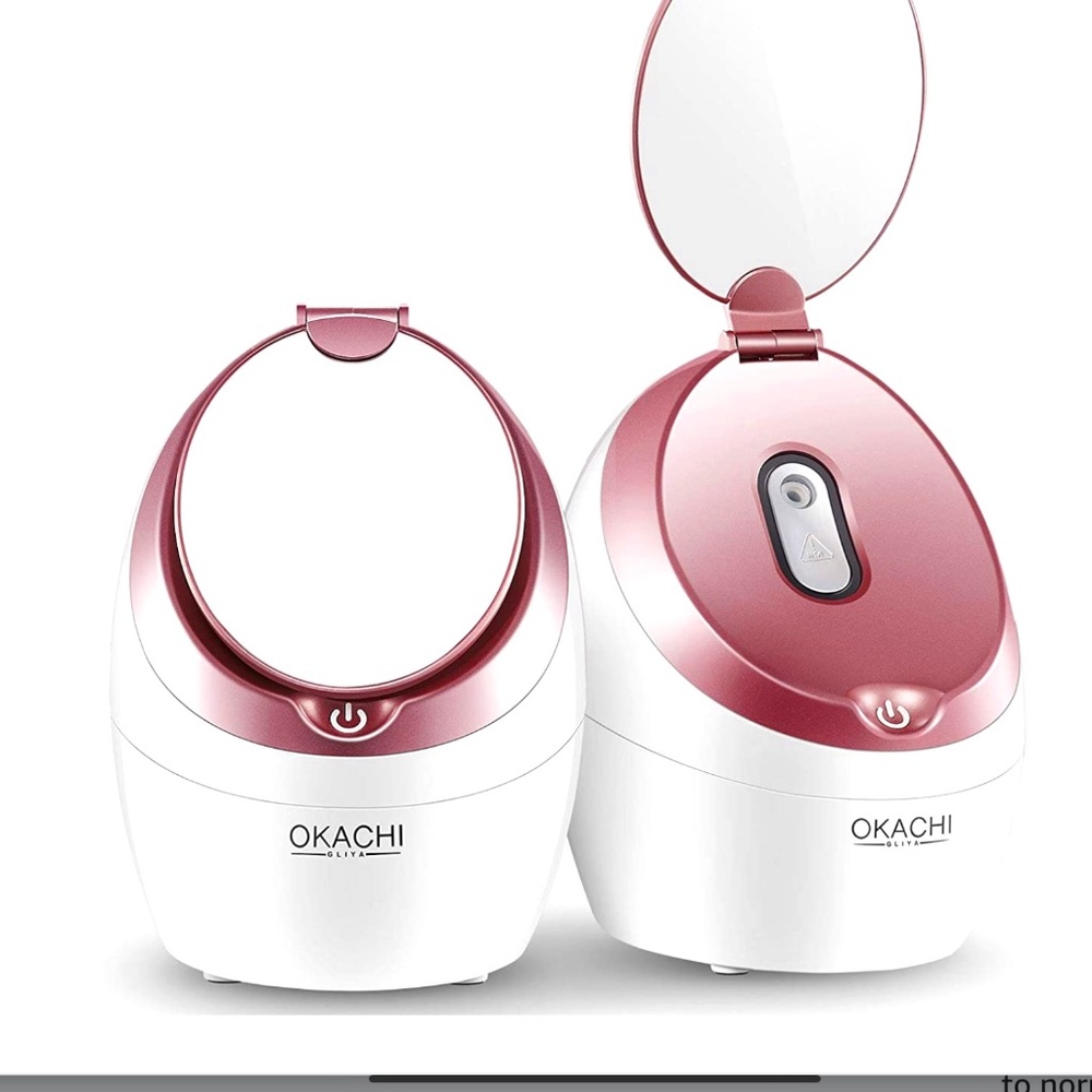 OKACHI GLIYA Face Steamer for Home Facial Deep Cleaning Nano Ionic Humidifier